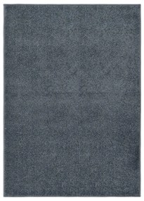 Χαλί Πλενόμενο Αντιολισθητικό Κοντό Πέλος Ανθρακί 120x170 εκ.