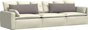 vidaXL Μαξιλάρι Καναπέ 2 pcs Taupe 120 x 40 cm ύφασμα