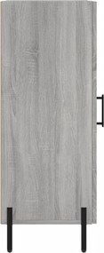 vidaXL Ντουλάπι Γκρι Sonoma 34,5x34x90 εκ. από Επεξεργασμένο Ξύλο