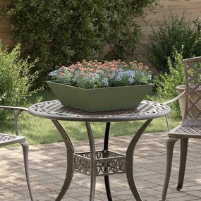 vidaXL Γλάστρα Α bowl Ελιά 50x50x15 εκ Χάλυβας