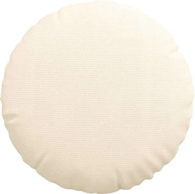 vidaXL Μαξιλάρια καθισμάτων 2 pcs Κρεμ Ø50 x 19 εκ