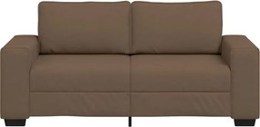 vidaXL Διθέσιος Καναπές Καφέ 180x77x82 εκ. Ύφασμα