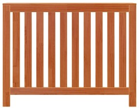vidaXL Κάλυμμα Καλοριφέρ Καφέ Κεριού 108,5x19x84εκ. Μασίφ Ξύλο Πεύκου
