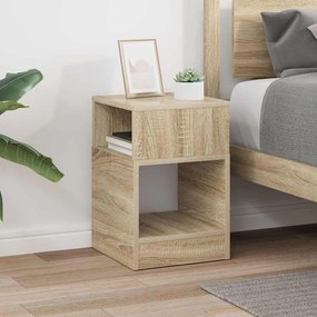vidaXL End Table Δρύς Sonoma 30,5 x 30 x 45 εκ Επεξεργασμένο ξύλο
