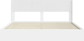vidaXL Καλάθι με αποθήκη και κεφαλάρι Λευκό 180 x 200 cm