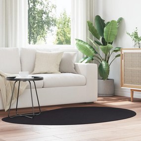 vidaXL Χαλί Χρώμα Μαύρο 120x170 εκ. Πολυεστέρας Αντιολισθητικό
