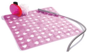 Πατάκι Αντιολισθητικό Hearts 00053.007 Pink 54Χ54 54x54cm PVC