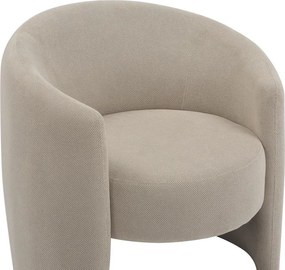 Πολυθρόνα Barken ύφασμα σε μπεζ απόχρωση 77x74.5x73εκ 77x74.5x73 εκ.