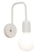 Απλίκα Φωτιστικό Τοίχου 1xE27 G95 LED Περιστρεφόμενος Βραχίονας Owen Homelighting-77-3944-Λευκό 77-3944
