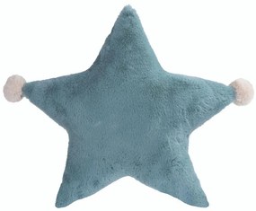 Γούνινο Διακοσμητικό Μαξιλάρι (45x45) Nef-Nef Homeware Baby Star Dusty Aqua