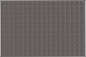 vidaXL Κουβέρτα Βαρύτητας Γκρι 120 x 180 εκ. 9 κ. Υφασμάτινη