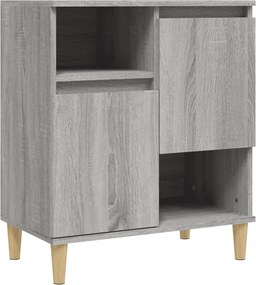 vidaXL Ντουλάπι Γκρι Sonoma 60x35x70 εκ. από Επεξεργασμένο Ξύλο