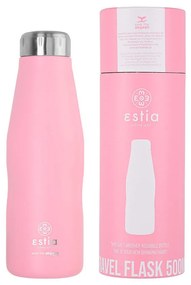 Estia 01-7812 Travel Flask Save Aegean Μπουκάλι Θερμός 500ml, Blossom Rose