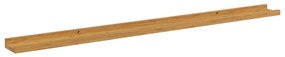 vidaXL Ράφι Τοίχου 2 pcs Μπεζ 115 x 9 x 3 cm Επεξεργασμένο ξύλο
