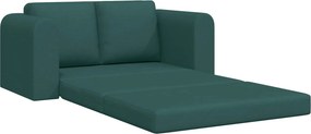 vidaXL Κρεβάτι καναπές 60cm Σκούρο Πράσινο ύφασμα