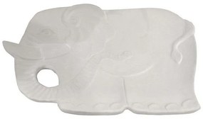 Διακοσμητικός Δίσκος Ελέφαντας 36cm White ROD102K3 Espiel Κεραμικό