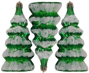 Σετ πλαστικά στολίδια Mini Tree 3 τεμάχια