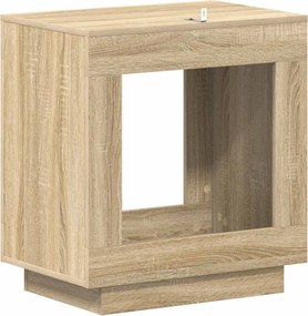 vidaXL Τραπεζάκι Πλευράς Sonoma Δρυς 60 x 40 x 65 εκ.