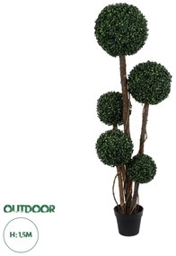 20403 GloboStar® Artificial Garden BUXUS 20403 Τεχνητό Διακοσμητικό Φυτό Πυξός Υ150cm