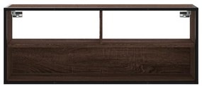 vidaXL Έπιπλο Τηλεόρασης Καφέ Δρυς 100x31x39,5 εκ. Επεξεργασμένο Ξύλο