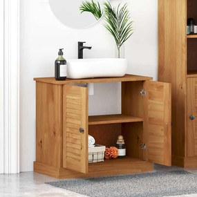vidaXL Νιπτήρας VIGO καφέ μελί 67.5 x 34 x 59 εκ Μασίφ ξύλο πεύκου
