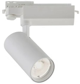 Σποτ Φωτιστικό Ράγας LED IP20 30W 4000K 24 Μοίρες Hercules Viokef 3913-012W-4-S-24 Λευκό