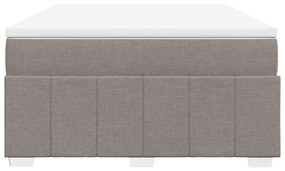 ΚΡΕΒΑΤΙ BOXSPRING ΜΕ ΣΤΡΩΜΑ TAUPE 140X200 ΕΚ. ΥΦΑΣΜΑΤΙΝΟ 3285481