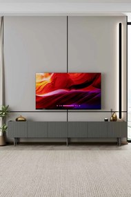 Έπιπλο Τηλεόρασης Γκρι CLOTA 240x29x20
