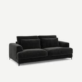 Τριθέσιος καναπές-κρεβάτι από βελούδο, Marsile