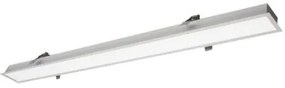 Γραμμικό Χωνευτό L860 3000K Ανοδ. Dim. Station Ultra 3911-03086-3-U-D1 Viokef-3911-03086-3-U-D1-Ασημί 3911-03086-3-U-D1