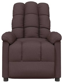 vidaXL Πολυθρόνα Μασάζ Μαύρη Υφασμάτινη