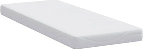 vidaXL Στρώμα Λευκό 80 x 200 cm Ζακάρ ύφασμα