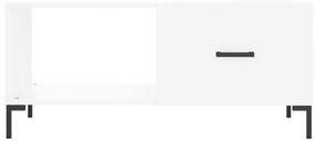 vidaXL Τραπεζάκι Σαλονιού Λευκό 90x50x40 εκ. Επεξεργασμένο Ξύλο