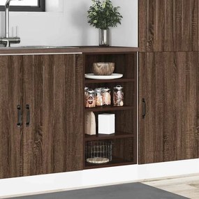 vidaXL Ντουλάπι "Riga" Καφέ Δρυς 40x44,5x81,5 εκ. από Τεχνητό Ξύλο