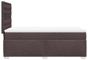 ΚΡΕΒΑΤΙ BOXSPRING ΜΕ ΣΤΡΩΜΑ ΣΚΟΥΡΟ ΚΑΦΕ 90X200 ΕΚ. ΥΦΑΣΜΑΤΙΝΟ 3290388