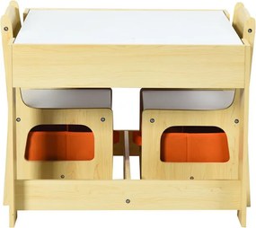 Παιδικό Σετ με Τραπέζι και 2 Καρέκλες Costway BB5584NA