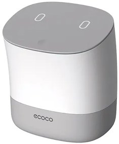ECOCO μίνι κάδος απορριμμάτων E2241 με σακούλες, επιτραπέζιος, 1.5lt, λευκός
