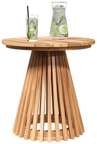 vidaXL Τραπέζι Κήπου Ø50x49.5 εκ. Μασίφ Ξύλο Teak