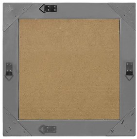 vidaXL Καθρέφτης Τοίχου με Μπαρόκ Στιλ Μαύρος 50 x 50 εκ.