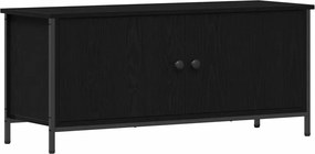 vidaXL Ντουλάπι TV Μαύρη Οξυά 100 x 35 x 45 εκ. Επεξεργασμένο ξύλο