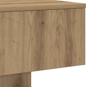 vidaXL Τραπεζάκι Σαλονιού Αρτισιανή Δρυς 60x60x31,5εκ Επεξεργασμ. Ξύλο