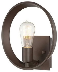 Απλίκα Φωτιστικό Τοίχου 1xE27 Theater Row Elstead Lighting QZ-THEATER-ROW1WT Μπρονζέ