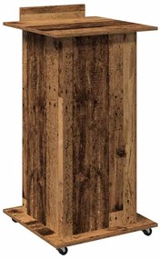 vidaXL Πλατφόρμα Παλαιό ξύλο 55 x 55 x 107 cm Επεξεργασμένο ξύλο