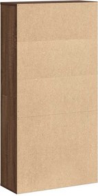 vidaXL Βιβλιοθήκη Καφέ Δρυς 60x24x120 εκ. από Επεξεργασμένο Ξύλο