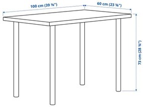 LINNMON/ADILS γραφείο, 100x60 cm 294.160.94