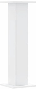 vidaXL Βάσεις Ηχείων 2 Τεμ. Λευκή 30x30x95 εκ. Επεξ. Ξύλο