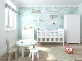 Βρεφικό προεφηβικό Κρεβάτι Alice White  70x140cm  BC10020 BabyCute