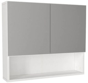 Καθρέπτης μπάνιου Trama Μegapap χρώμα λευκό 75x16,8x65εκ.
