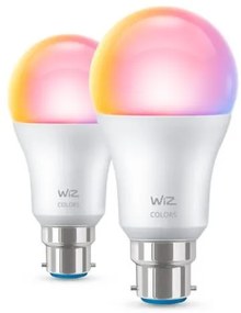 Έξυπνη Λάμπα 2xΕ27 A60 60W LED 8,5W Λευκό RGB CCT Dimmable 929003602032 Wiz-929003602032-Λευκό 929003602032