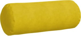 vidaXL Μαξιλάρια Στήριγμα 2 pcs Κίτρινο Ø 25 x 70 cm